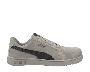 Puma Women's 640355 Iconic Stone Suede Low Composite Safety Toe Metal Free Work Shoes