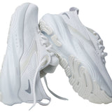 Brooks Women's 120434 151 Glycerin 22 White White Grey Neutral Plush Cushion Running Shoes (Medium B Width) ThatShoeStore
