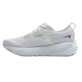 Brooks Women's 120434 151 Glycerin 22 White White Grey Neutral Plush Cushion Running Shoes (Medium B Width) ThatShoeStore