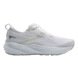 Brooks Women's 120434 151 Glycerin 22 White White Grey Neutral Plush Cushion Running Shoes (Medium B Width) ThatShoeStore