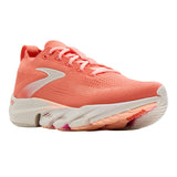 Brooks Womens 120467 628 Glycerin Flex Peach Echo Coral Coconut Plush Cushion Flexible Support Running Shoes (Medium B Width) ThatShoeStore