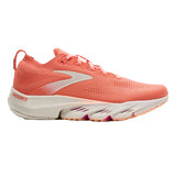 Brooks Womens 120467 628 Glycerin Flex Peach Echo Coral Coconut Plush Cushion Flexible Support Running Shoes (Medium B Width) ThatShoeStore