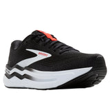 Brooks Men's 110431 027 Ghost Max 2 Black White Fiery Red Cushion Neutral Running Shoes ThatShoeStore