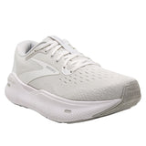 Brooks Men's 110406 124 Ghost Max White Oyster Metallic Silver Cushion Running Shoes ThatShoeStore