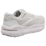 Brooks Men's 110406 124 Ghost Max White Oyster Metallic Silver Cushion Running Shoes ThatShoeStore
