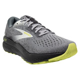 Brooks Men's 110418 040 Ghost 16 Primer Grey Lime Cushion Support Running Shoes (WIDE) ThatShoeStore