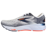 Brooks Men's 110418 130 Ghost 16 White Peacoat Orange Cushion Support Running Shoes ThatShoeStore