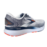 Brooks Men's 110418 130 Ghost 16 White Peacoat Orange Cushion Support Running Shoes ThatShoeStore