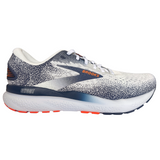 Brooks Men's 110418 130 Ghost 16 White Peacoat Orange Cushion Support Running Shoes ThatShoeStore