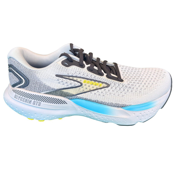 Brooks Men's 110420 184 Glycerin GTS 21 Coconut Forged Iron Yellow Cushion Support Running Shoes