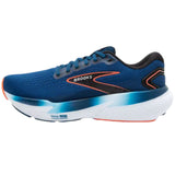 Brooks Men's 110420 474 Glycerin GTS 21 Blue Opal Black Nasturtium Cushion Support Shoes ThatShoeStore