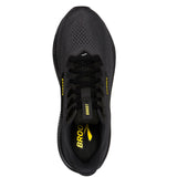 Brooks Men's 110442 059 Ghost 17 Ebony Black Yellow Neutral Cushion Running Shoes ThatShoeStore