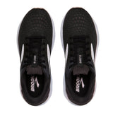 Brooks Women's 120407 077 Ghost 16 Black White Orchid Ice Cushion Support Running Shoes ThatShoeStore