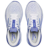 Brooks Women's 120407 152 Ghost 16 White Amparo Blue Limpet Shell Cushion Support Running Shoes ThatShoeStore