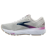Brooks Women's 120407 175 Ghost 16 White Grey Estate Blue Cushion Support Running Shoes (WIDE) ThatShoeStore