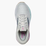 Brooks Women's 120407 175 Ghost 16 White Grey Estate Blue Cushion Support Running Shoes (WIDE) ThatShoeStore