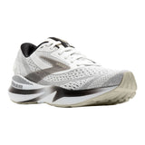 Brooks Women's 120426 126 Adrenaline GTS 24 White Black Pelican Cushion Support Running Shoes ThatShoeStore