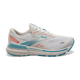 Brooks Women's 120381 152 Adrenaline GTS 23 Coconut Papaya Blue Cushion Support Running Shoes ThatShoeStore