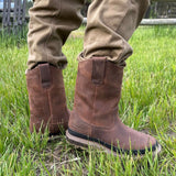 Chinook Footwear Men's 5136 11IN Rancher Dark Brown Waterproof Soft Toe Work Boots ThatShoeStore