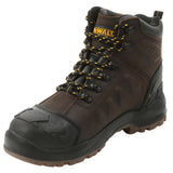 DEWALT Men's DXWP10051 Hadley Brown Waterproof Steel Safety Toe Work Boots (EXTRA WIDE) ThatShoeStore