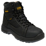 DEWALT Men's DXWP10080 Wheeler Black Waterproof Steel Toe Safety Work Boots ThatShoeStore