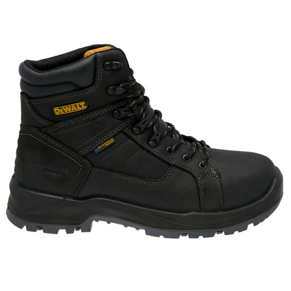 DEWALT Men's DXWP10080 Wheeler Black Waterproof Steel Toe Safety Work Boots