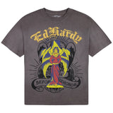 Ed Hardy Men's Savior Wing Skull Boxy Short Sleeve T-Shirt ThatShoeStore