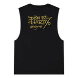 Ed Hardy Men's Tiger Panther Cut Off Muscle Shirt ThatShoeStore