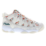 Fila Men's 1BM01271-142 Stackhouse Spaghetti Gardenia White June Bug Basketball Shoes ThatShoeStore