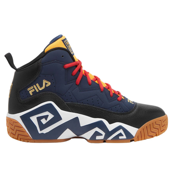 Fila Men's  1BM01865-410 MB Jamal Mashburn Dress Blues Black White Retro Basketball Shoes