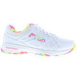 Fila Women's 5PM00605 199 Double Bounce 3 White Multi Pickleball Shoes ThatShoeStore