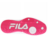 Fila Women's 5PM00606 154 Double Bounce 3 White Pink Pickleball Shoes ThatShoeStore