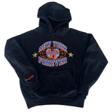 Mitchell and Ness Men's New York Knicks x Wu-Tang Black NY Forever Hoodie ThatShoeStore