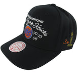 Mitchell and Ness New York Knicks Champions Script Pro Pinch Snapback Hat ThatShoeStore