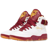 Patrick Ewing Athletics Men's 1EW00494-123 33 Hi x Pimp C White Burgundy Gold Biking Red Basketball Shoes ThatShoeStore
