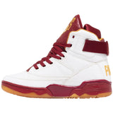 Patrick Ewing Athletics Men's 1EW00494-123 33 Hi x Pimp C White Burgundy Gold Biking Red Basketball Shoes ThatShoeStore
