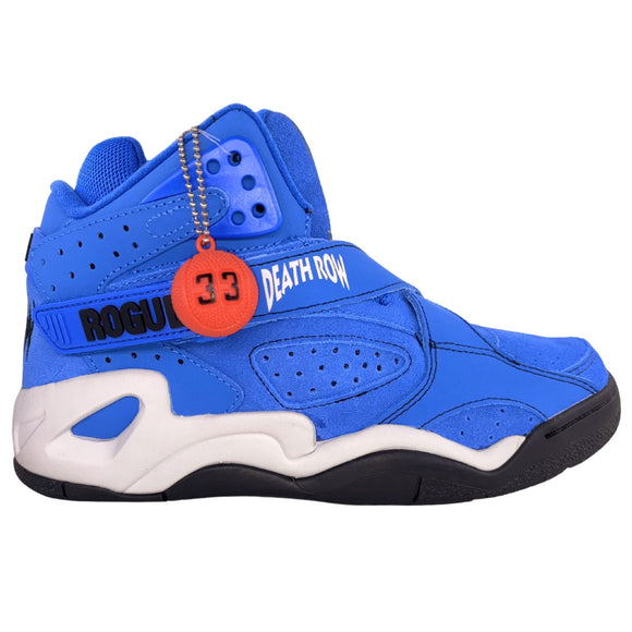 Patrick Ewing Athletics Men's 1BM01784 402 ROGUE X DEATH ROW RECORDS Blue Black Basketball Shoes