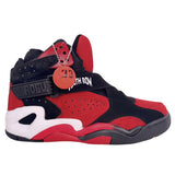 Patrick Ewing Athletics Men's 1BM01784 602 ROGUE X DEATH ROW RECORDS Red Black Basketball Shoes ThatShoeStore