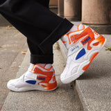 Patrick Ewing Athletics Men's 1BM01886-132 ROGUE White Blue Orange Basketball Shoes ThatShoeStore