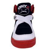 Patrick Ewing Athletics Men's 1BM02100-014 ROGUE X ONYX Black Red Basketball Shoes ThatShoeStore