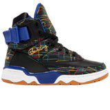 Patrick Ewing Athletics Men's 1BM02159-018 EWING 33 HI X COMMON Black White Blue Basketball Shoes ThatShoeStore