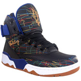 Patrick Ewing Athletics Men's 1BM02159-018 EWING 33 HI X COMMON Black White Blue Basketball Shoes ThatShoeStore