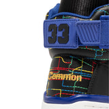 Patrick Ewing Athletics Men's 1BM02159-018 EWING 33 HI X COMMON Black White Blue Basketball Shoes ThatShoeStore