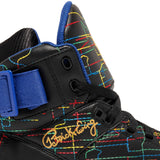 Patrick Ewing Athletics Men's 1BM02159-018 EWING 33 HI X COMMON Black White Blue Basketball Shoes ThatShoeStore