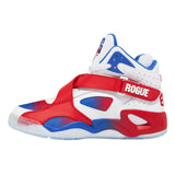 Patrick Ewing Athletics Men's 1BM02646-125 Rogue White Red Blue Gradient Basketball Shoes ThatShoeStore