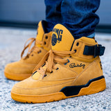 Patrick Ewing Athletics Men's 1EW90013-704 33 HI OG Sunflower Black Basketball Shoes ThatShoeStore