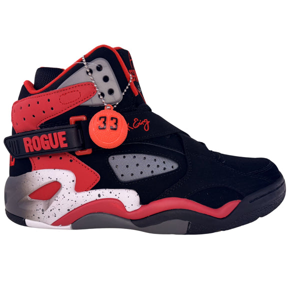 Patrick Ewing Athletics Men's 1EW90101-004 ROGUE Black Red Castlerock Basketball Shoes