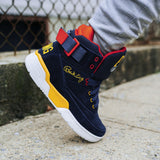 Patrick Ewing Athletics Men's 1EW90128-433 33 HI Bijou Blue Mimosa Red Basketball Shoes ThatShoeStore