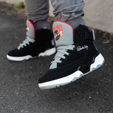 Patrick Ewing Athletics Men's 1EW90165-005 33 HI Black Grey Red Basketball Shoes ThatShoeStore