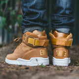 Patrick Ewing Athletics Men's 1EW90196-920 33 HI Tan White Basketball Shoes ThatShoeStore